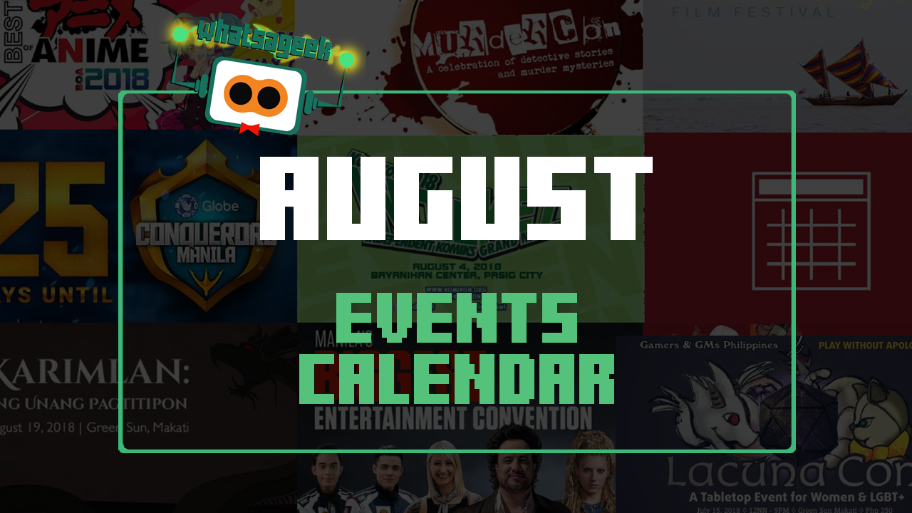 August 2018 Events